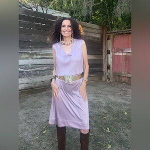 Light Purple 1970’s Polyester Dress